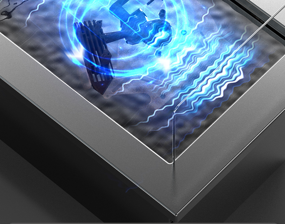 冠博仕GE1240H雙槽超聲波清洗機(jī)帶鼓風(fēng)烘干 | 45L/600W | 工業(yè)用大功率五金模具汽修大型超音波除油清潔機(jī)