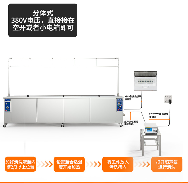 冠博仕GE72338專業(yè)百葉窗超聲波清洗機(jī) | 330L/3600W | 支持定制 適合各種百葉窗清洗