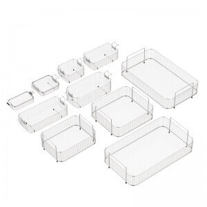 耐用不銹鋼304清潔籃，適用于 1-30L 容量超聲波清洗機(jī)槽